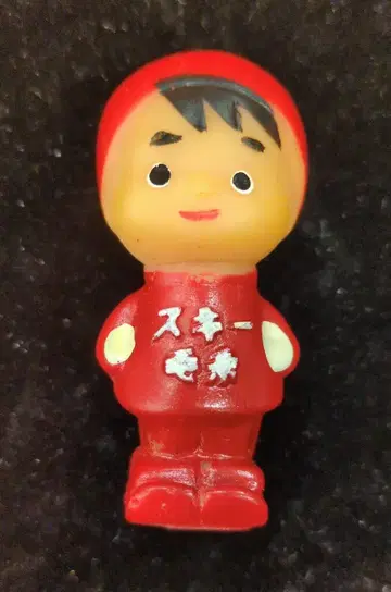 스키 털실 소프트 비닐 손가락 인형 스키 꼬마 50mm