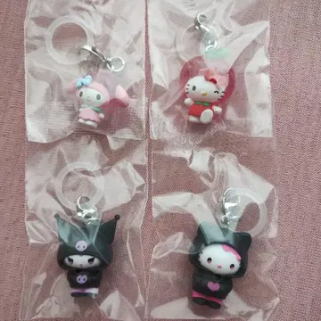 산리오 메지루시 액세서리 4개 세트