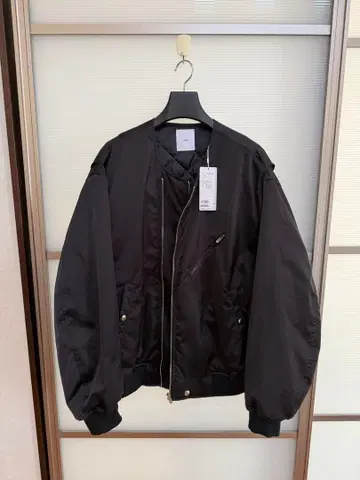 Lui's 더블 지퍼 MA-1 봄버 자켓