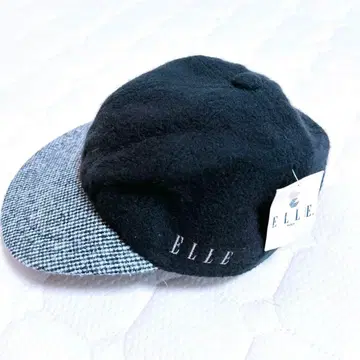 ELLE 엘르 울 캡/블랙