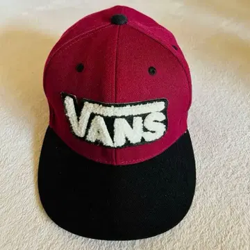VANS 반스 버건디 블랙 캡 / 미사용 새상품 프리 사이즈