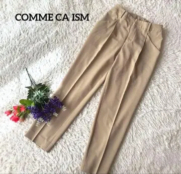 COMME CA ISM 컴시즘 [센터 프레스] 베이지 팬츠 S
