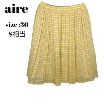 아리에스 aire 스커트 무릎 기장 멋스러운 귀여운 고급 36