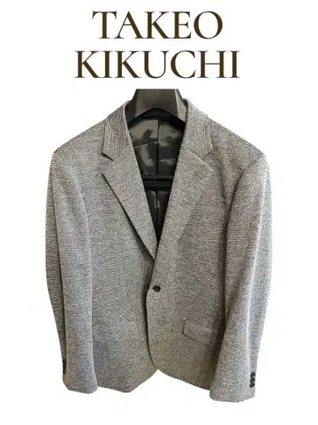 TAKEO KIKUCHI 다케오 키쿠치 무리네 하운드투스 체크 자켓