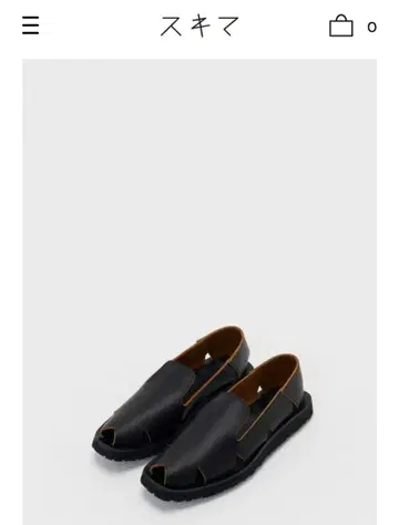 Hender Scheme 핸더 스킴 구르카 샌들 25cm 블랙