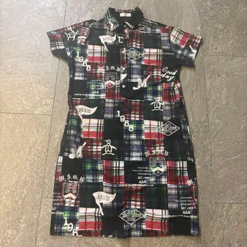 Munsingwear 먼싱웨어 피케 셔츠 원피스 올 패턴