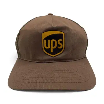 90s USA제 UPS 기업 로고 캡 브라운 빈티지