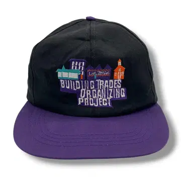 90s USA제 Building Trades 캡 투톤 빈티지