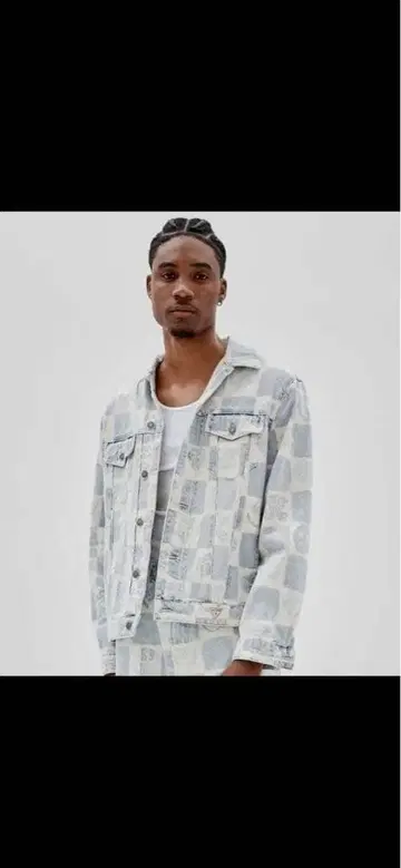GUESS J BALVIN TRUCKER JACKET
