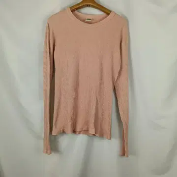 GREEN HILLS 와플 롱티 L 핑크 USA제 B6144