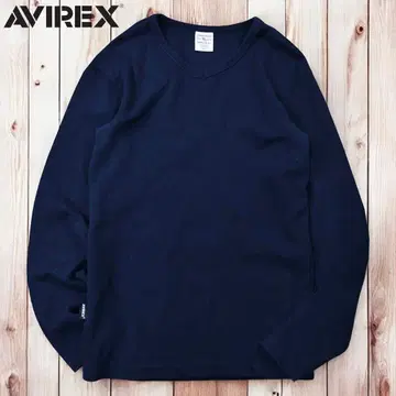 01M641 AVIREX 밀리터리 써멀 이너 롱 T 상의
