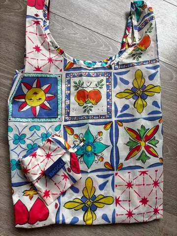 완판템 에코백 BAGGU 바구 타일 선 baby baggu