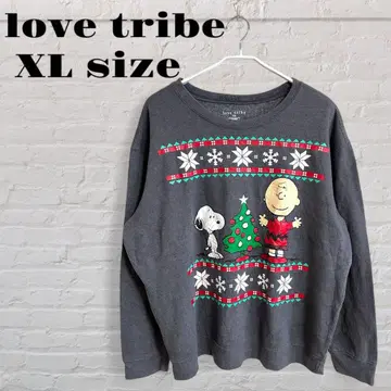 love tribe XL 사이즈 찰리 브라운 맨투맨 트레이닝복