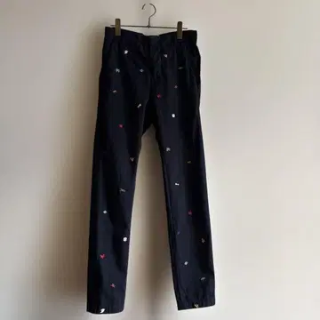 Band of Outsiders 게임 도트 자수 팬츠 네이비 28