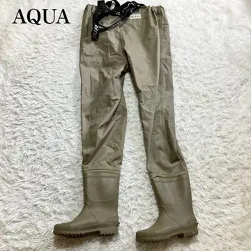 AQUA 카키 3L 서스펜더 포함 가슴장화 아웃도어 낚시 대형