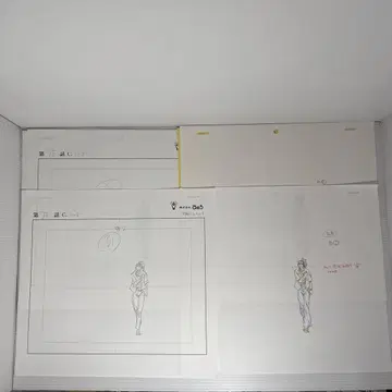 레어! 직필 원화 동영상 러프화 BLEACH 아산이 렌지 애니메이션 13장