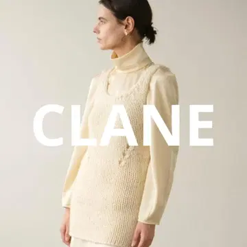 [ 미사용 새상품 ] CLANE HAND KNIT MINI ONEPIECE