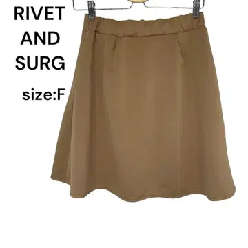 RIVET AND SURGE 리벳 앤 서지 스커트 무릎 기장 F