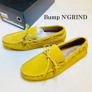 [ 새상품급 ] Bump N'GRIND 옐로우 컬러 스웨이드 로퍼 41