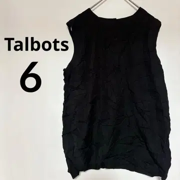 새상품급 Talbots [6] 블랙 슬리브리스 튜닉 여름 얇은 소재 심플