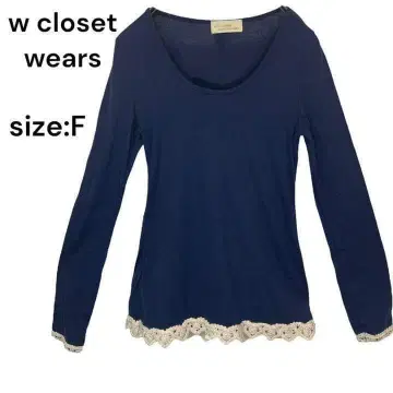 더블 클로젯 w closet wears 셔츠 상의 긴팔 F