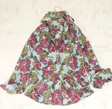 ETRO 에트로 올 패턴 긴팔 셔츠 꽃무늬 장미 고급 이탈리아제 M