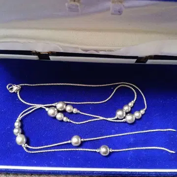 펄 비즈 롱 목걸이