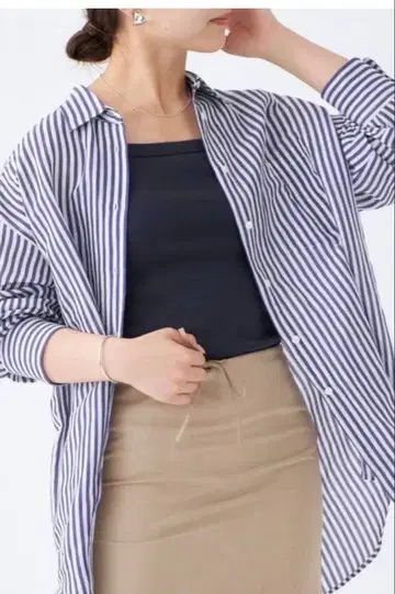 [ 2025ss ] IENA 라미 리요셀 롱 셔츠
