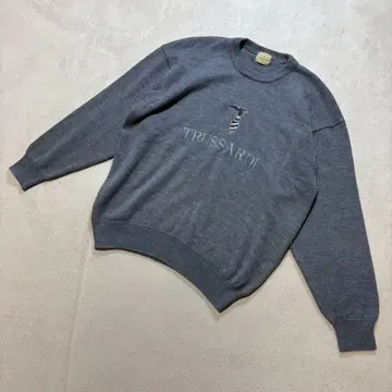 TRUSSARDI (트루사르디) 로고 니트 스웨터 빈티지 90s