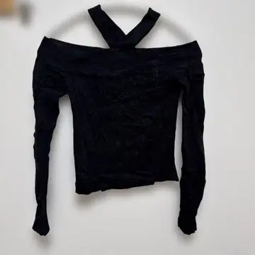 FOREVER21 블랙 오프숄더 긴팔 S 블랙