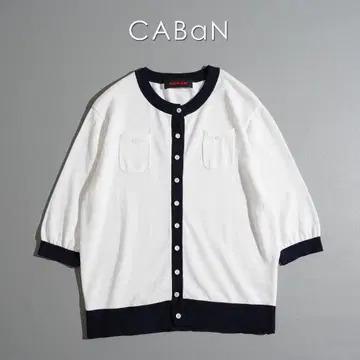 608h* 새상품급 투모로우랜드 CABaN 하프 슬리브 가디건