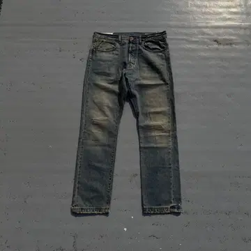 90s Tommy Hilfiger 와이드 데님 데미지