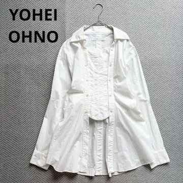 새상품급 YOHEI OHNO Stmasher 2way 드레스 셔츠 긴팔 화이트 F