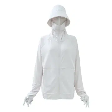 워크맨 쿨 UV 선셰이드 후드티 EX M 아이보리