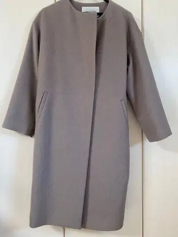 NATURAL BEAUTY BASIC 울 노카라 롱 코트