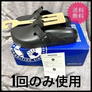 [ 1회만 사용 ] BIRKENSTOCK BOSTON 보스턴 블랙