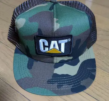 CAT 캐터필러 메쉬 캡 카모플라주
