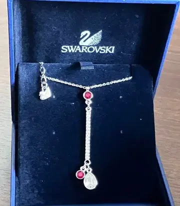 SWAROVSKI 스와로브스키 목걸이 플레이트 클리어스톤
