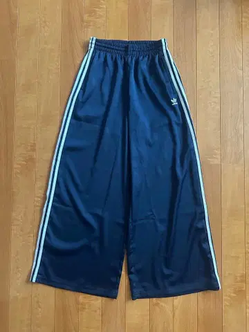 adidas Originals 새틴 와이드 팬츠 네이비 XL