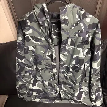 THE NORTH FACE 카모 패턴 마운틴 후드티 M