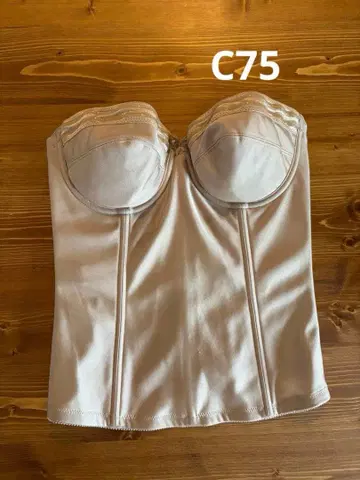 세모아 브라이덜 이너 베이지 코르셋 C75 사이즈