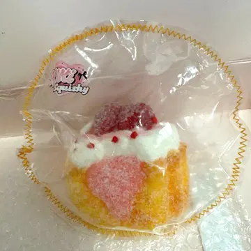 kikisquishy 생크림 가루 포함 흐릿한 봉투 딸기 타르트 스퀴즈