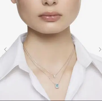 SWAROVSKI Millenia 레이어드 목걸이