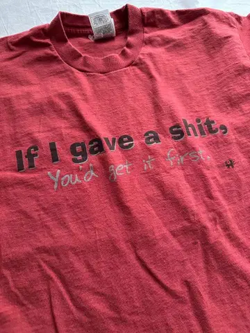 90s print S/S T-shirt