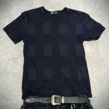 00s [ TORNADO MART ] v-neck tee y2k archive
