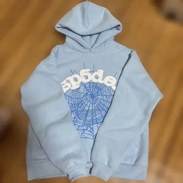 SP5DER 후드티 라이트 블루
