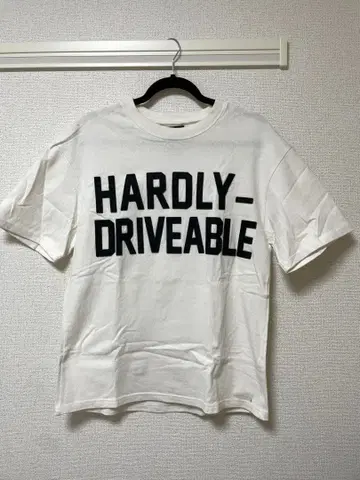 Hardly-Driveable 하드 리 드라이버블 T셔츠 화이트 L
