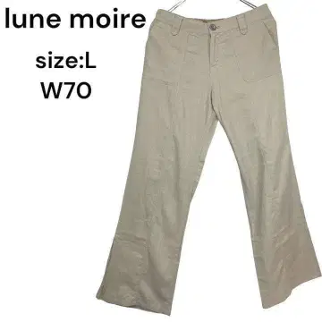 lune moire 루네모알레 팬츠 캐주얼 허리밴딩 멋스러운 L