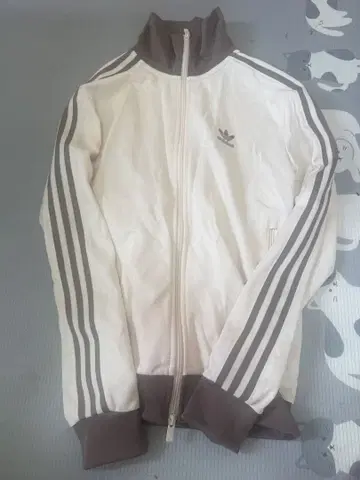 adidas 트랙 자켓 화이트 브라운