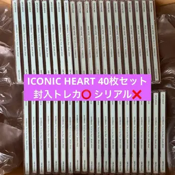 Hearts2Hearts ICONIC HEART 일반 버전 40장 세트 트레이딩 카드